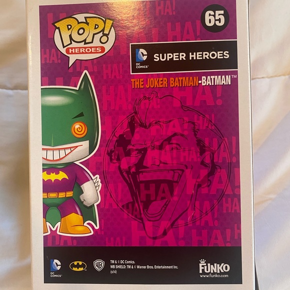 Funko Pop! Heroes DC Comics Joker-Batman Figure, Loot Crate exclusive - Picture 3 of 4